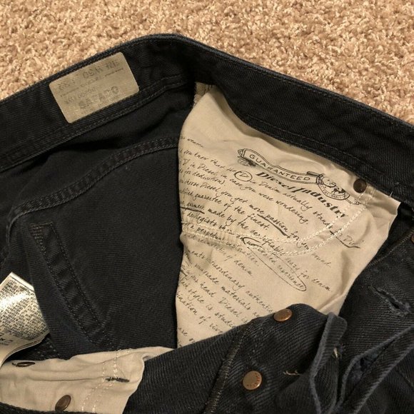 Diesel Industry Safado Slim Straight Leg Distressed Dark Blue Jeans size 30 - Picture 9 of 9